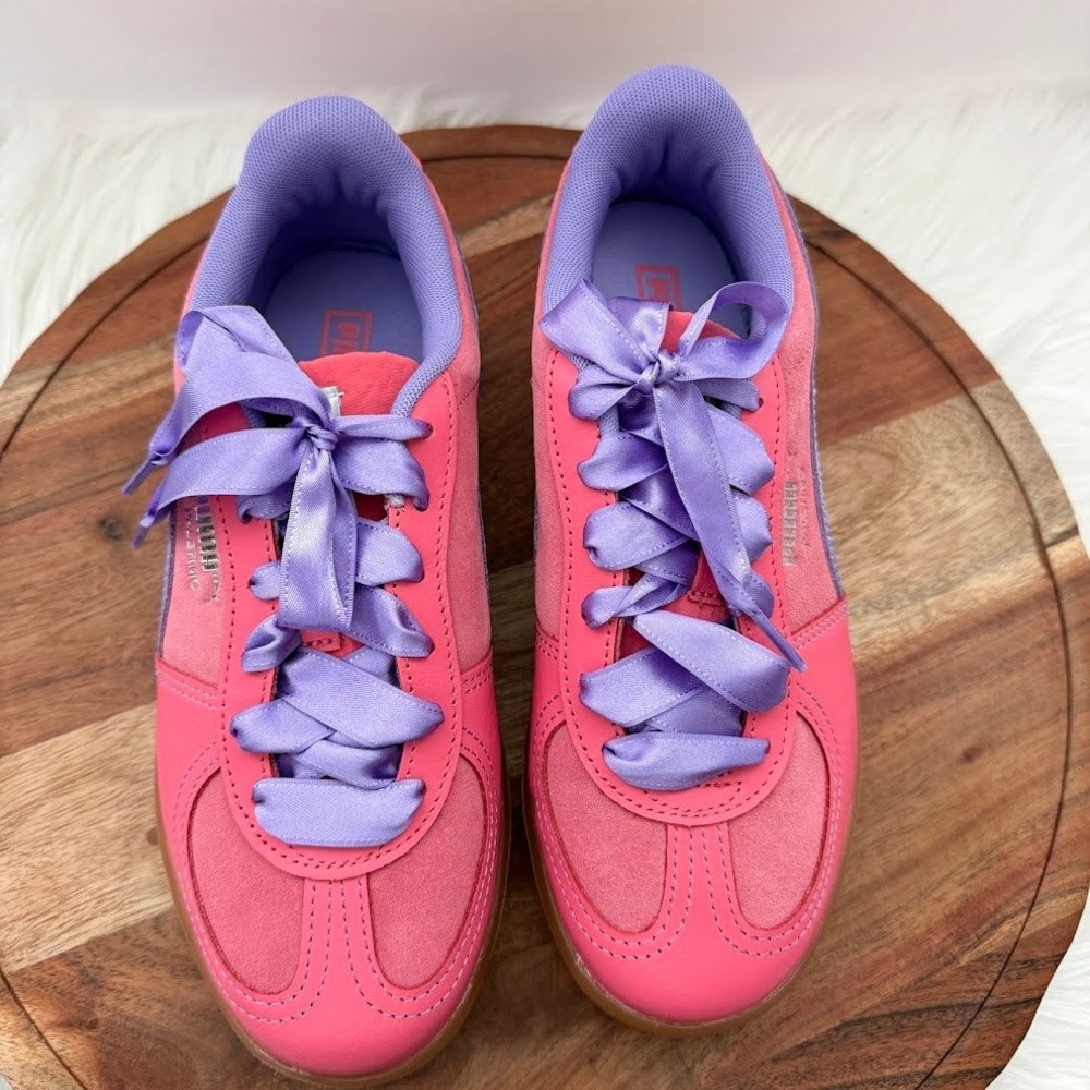 Puma Palermo Elevata CF Womens 8 Magic Rose Pink Purple Platform Sneakers 400452 - Picture 8 of 10